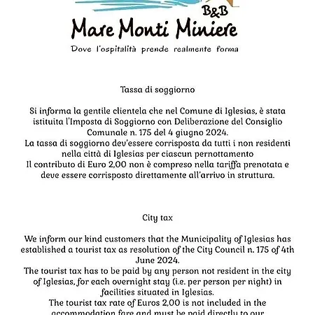 Mare Monti Miniere Alojamento de Acomodação e Pequeno-almoço 3*