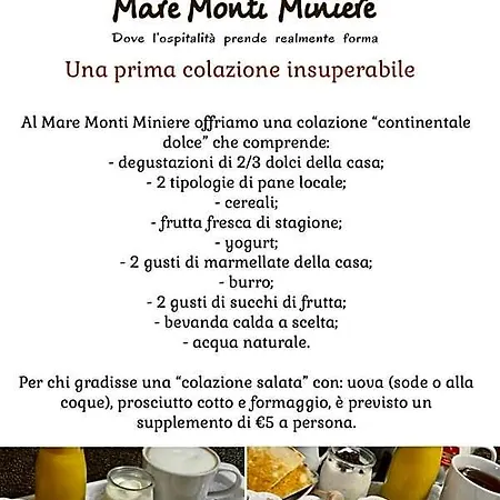 Mare Monti Miniere Alojamento de Acomodação e Pequeno-almoço